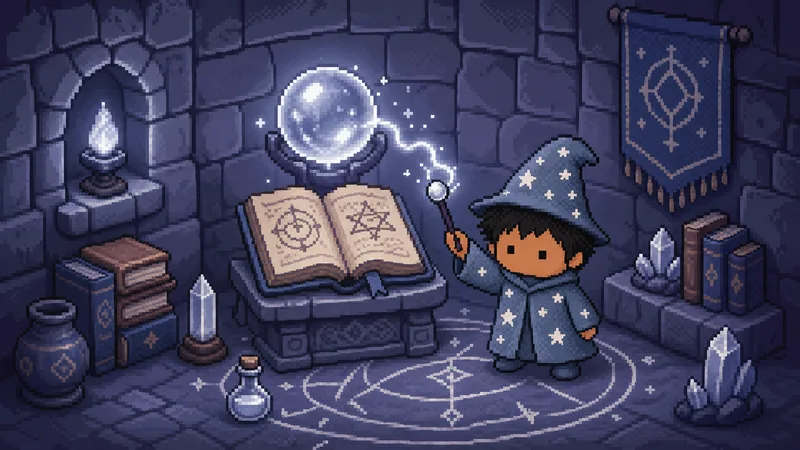 Booboo the boy wizard in snes look